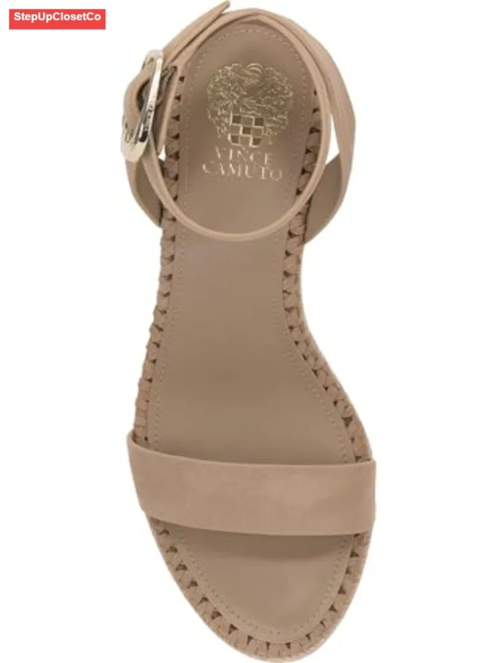 Espadrille Wedge Sandals with Ankle Strap